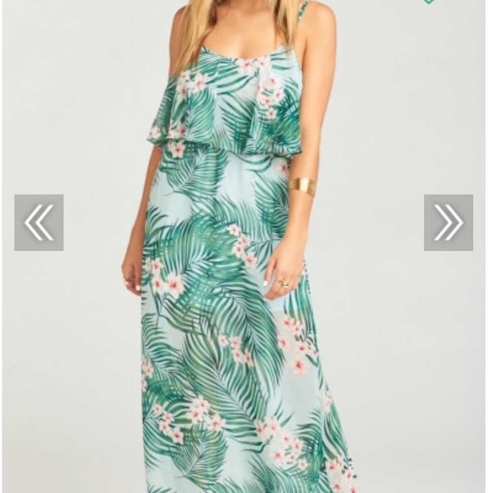 Show Me Your MuMu - CAITLIN RUFFLE MAXI DRESS